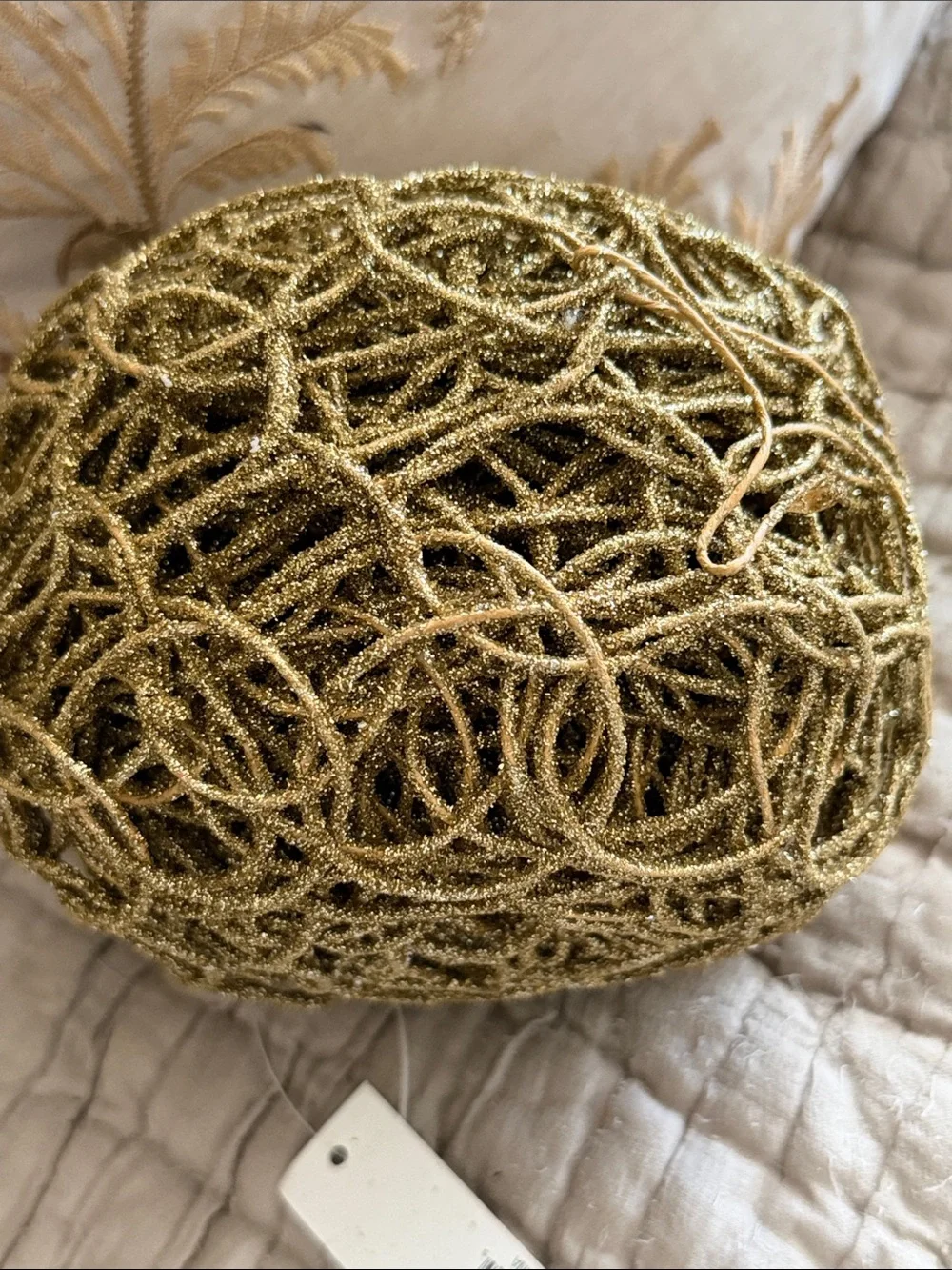 Garland 186” gold garland iron wire mesh gorgeous I have three price is for ONE